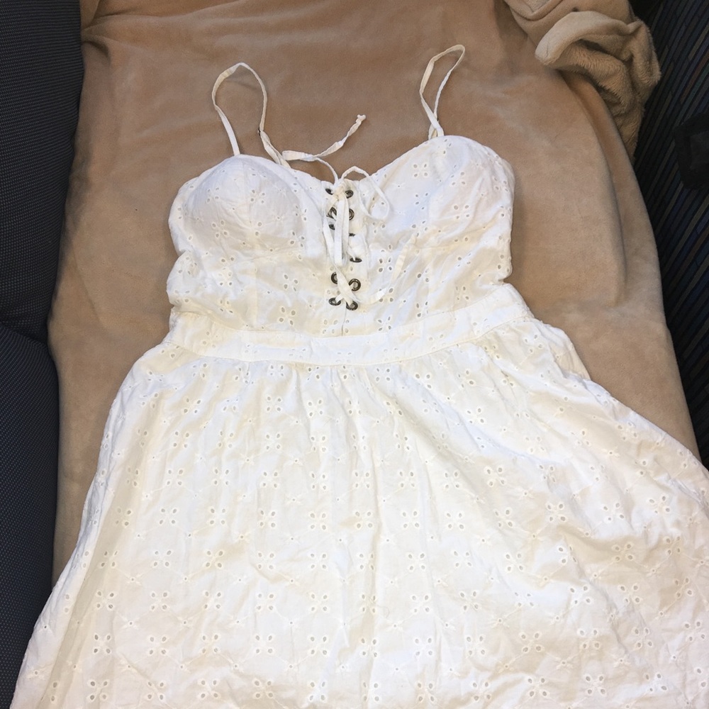 No boundaries white dress